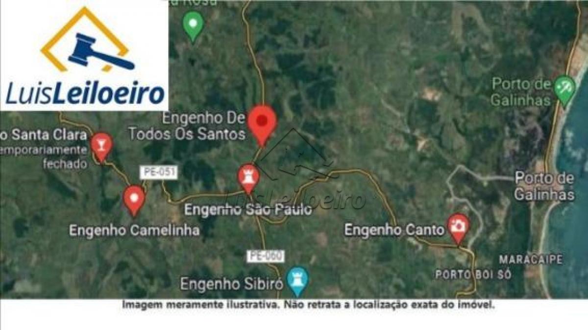 Engenho Todos os Santos, Ipojuca/PE, com 902,08 hectares.