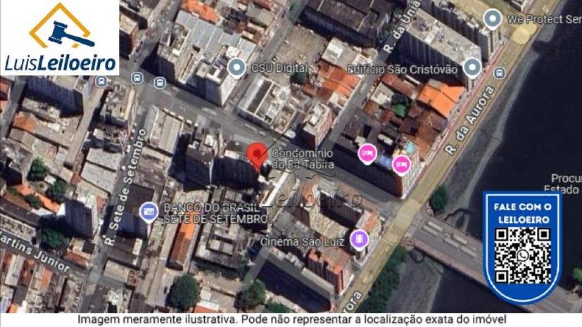 Sala comercial nº 1301 no Edifício Tabira à Av. Conde da Boa Vista, nº 121, Boa Vista, Recife/PE, com 26,70 m² de área útil e 6,595 m² de área comum.