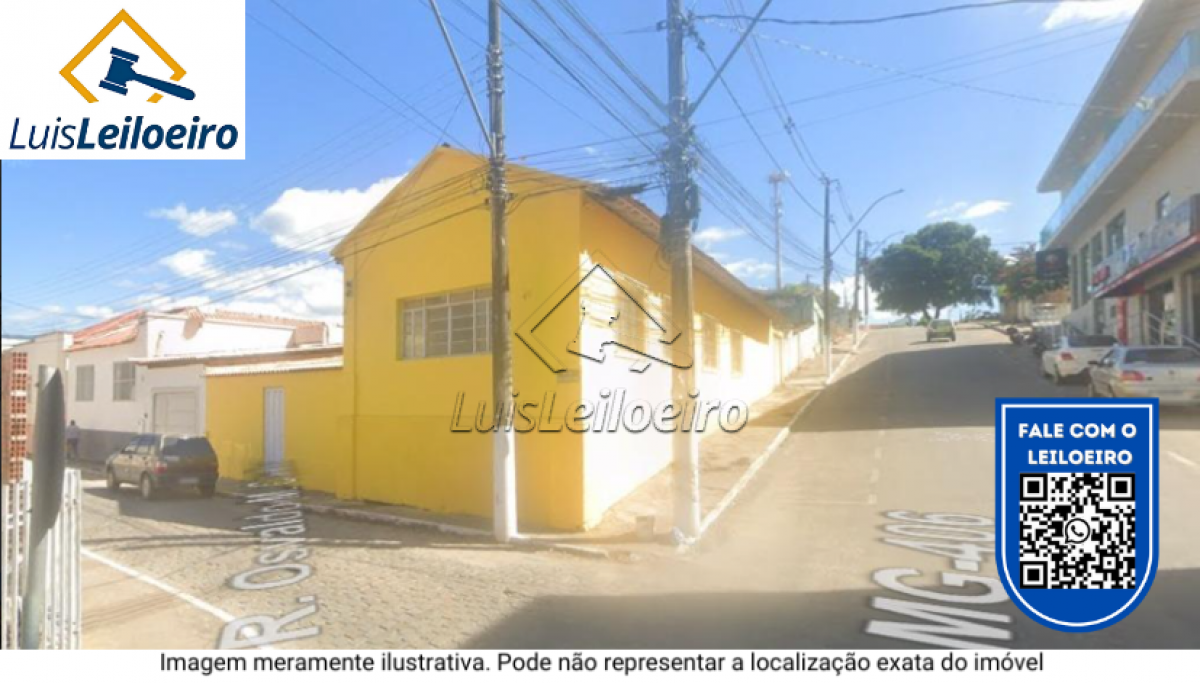 Um imóvel urbano residencial, situado na Rua 12 de Outubro com a Rua Floriano Peixoto, Centro, Almenara, MG, terreno com área total de 442m².