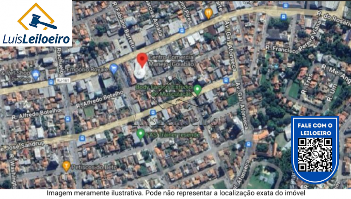 VAGA DE GARAGEM N. 08, DO CENTRO COMERCIAL MANEJO, NA AV. TEN. CEL. ADALBERTO N. 235 ¿ RESENDE/RJ