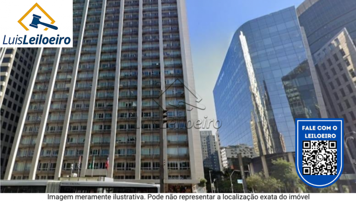 Conjunto 801, localizado no 8º andar do Edifício Numa de Oliveira, situado na Avenida Paulista, nº 1009, Bela Vista, São Paulo/SP. Área total construída de 791,45 m².