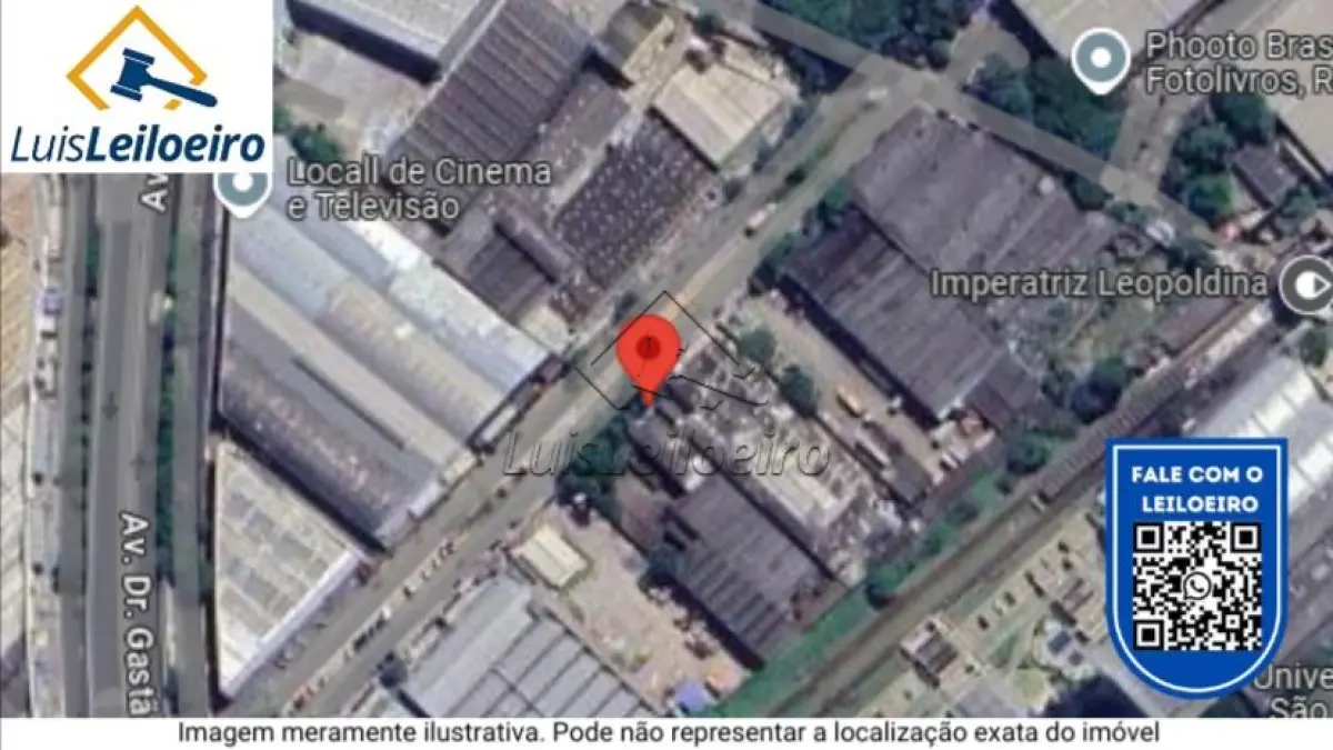 Imóvel industrial que constitui parte do lote 1 da quadra A, situado à Avenida Cardeal Santiago Luiz Copelo, Vila Leopoldina, n° 123, São Paulo/SP. Com área total de 2.192,25 m².
