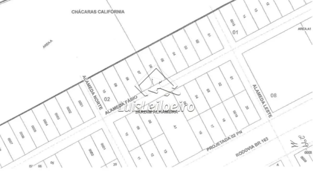 Lote - Alameda Fábio, lote 02, quadra 02, Loteamento Jardim Alhambra