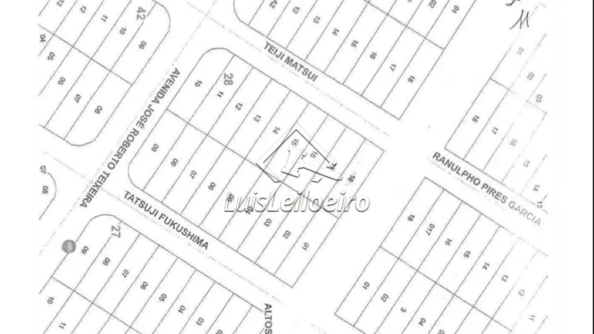 Lote - R. Teiji Matsui, quadra 28 , 18, Com área total de 540m², Altos do Indaiá, Dourados