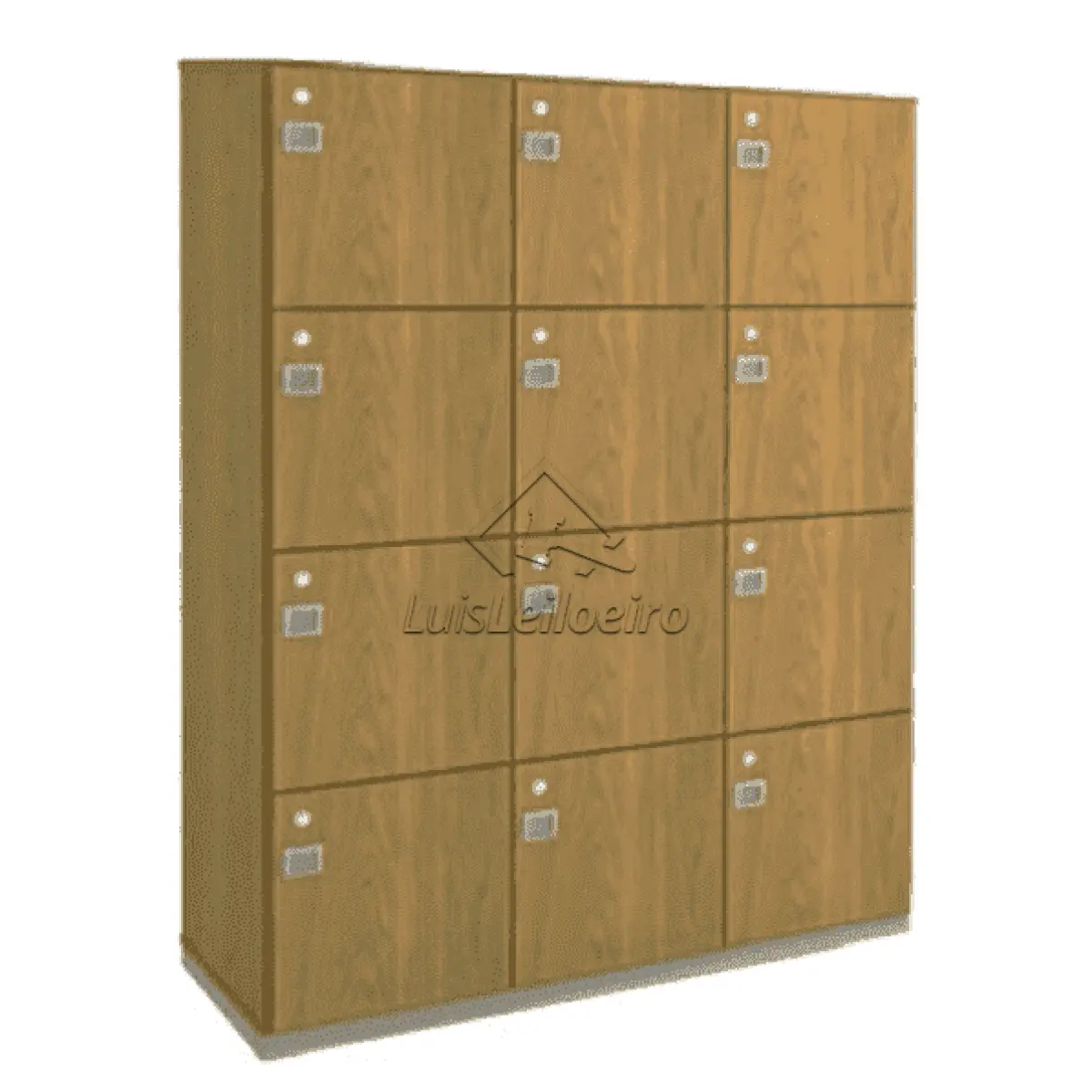 LOTE 000 - Equipamentos de Supermercado Usados - 2 checkouts (caixas de supermercado),  1 guarda-volumes,  Gôndolas expositoras