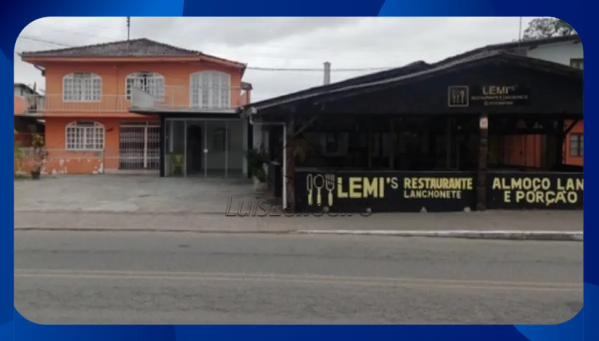 LOTE 118 - CASA RESIDENCIAL E RESTAURANTE (PENHORA DE 50%) - Avenida Doutor Nereu Ramos, nº 2126, Bairro Rocio Grande, São Francisco do Sul/SC, Área total de 670,56m²