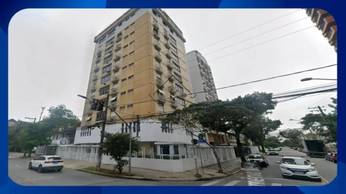 LOTE 022 - APARTAMENTO DUPLEX - Apartamento nº 91, 9º andar e cobertura, Edifício Joamar, Rua Primeiro de Maio, nº 91, Aparecida, Santos/SP, Área útil de 409,70m²