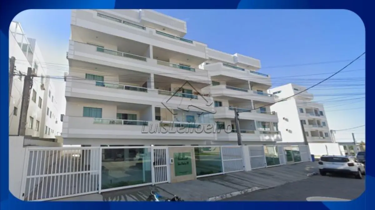 LOTE 035 - APARTAMENTO 102 - Rua Topázio, Lote 17, Quadra A, Edifício Residencial São Pedro IV, Nova São Pedro, São Pedro da Aldeia/RJ, com área construída de 73,43m².