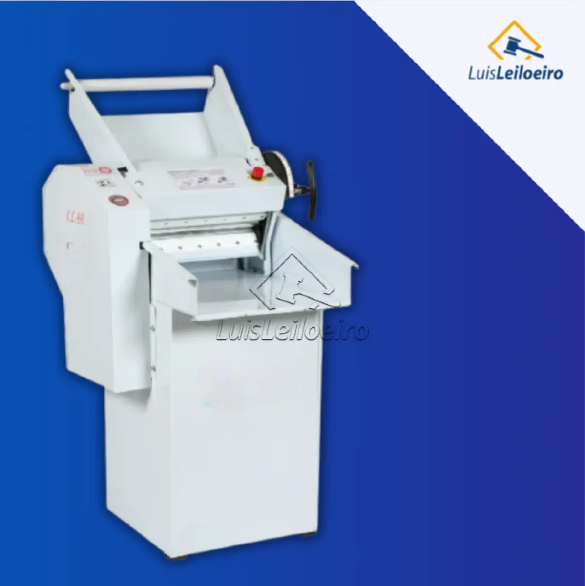 LOTE 001 - MÁQUINA DE CILINDROS 3 BICOS AUTOMÁTICA MIDA INOX