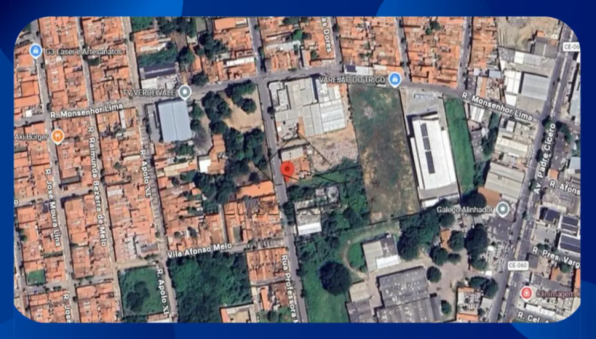 LOTE 072 - PRÉDIO INDUSTRIAL - Salesianos, Juazeiro do Norte/CE, Área de 1.813m²