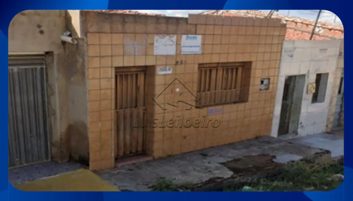 LOTE 189 - CASA - Rua Tenente José Dias, nº 253, Bairro Limoeiro, Juazeiro do Norte/CE, Área de 88m²