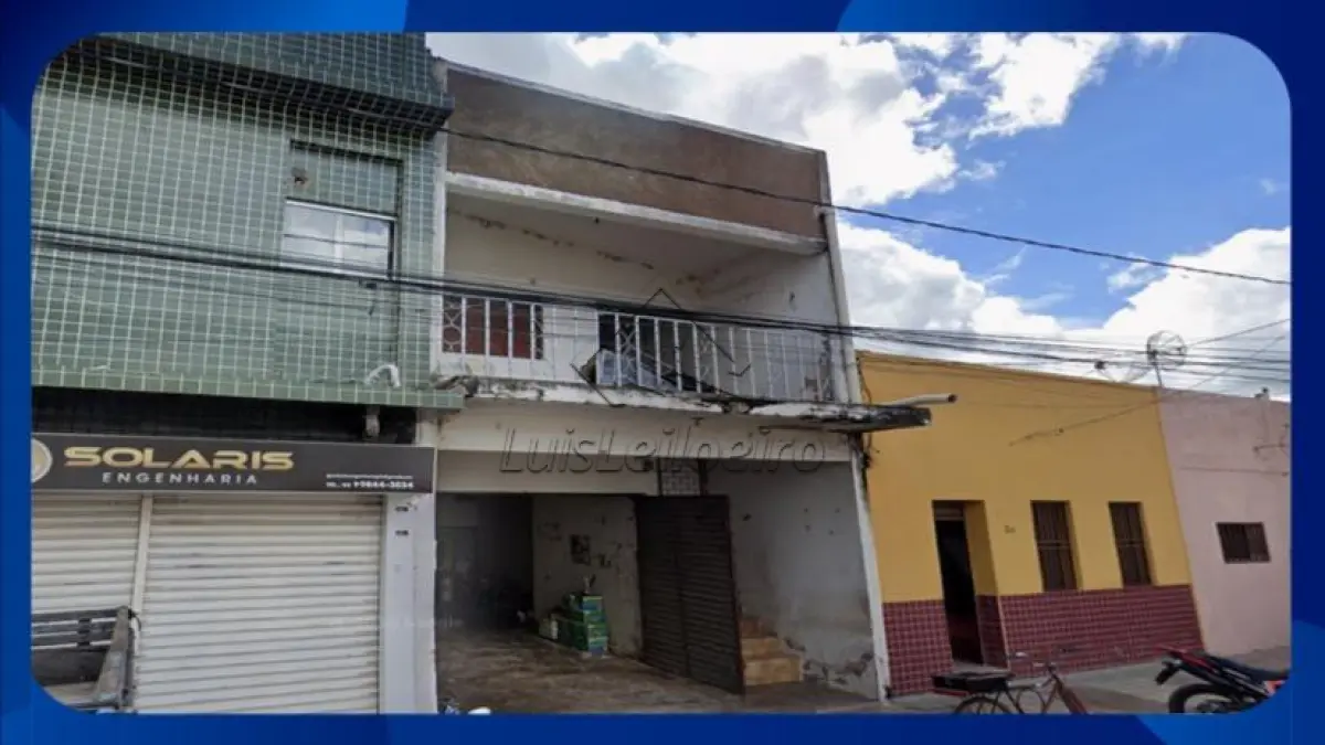 LOTE 016 - PRÉDIO COMERCIAL - Rua Silva Mariz, 26, Centro, Sousa/PB, composto por 02 pavimentos.