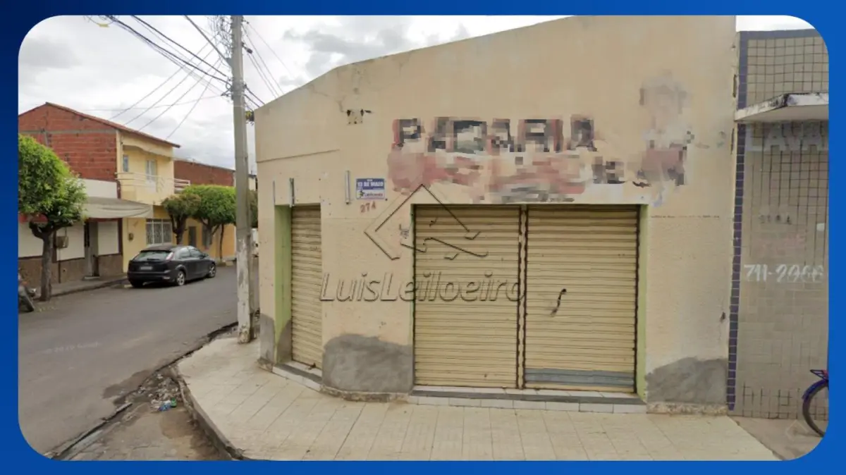 LOTE 003 - PRÉDIO COMERCIAL - Rua Treze de Maio, nº 274, cruzamento com Rua Julio Cavalcante, Centro, Iguatu/CE, com área de 227,66m²
