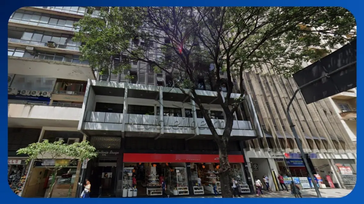 LOTE 026 - SALA COMERCIAL - Av. Afonso Pena, 578, Sala 1605, 16º andar, Edifício Antônio Braga, Centro, Belo Horizonte/MG, Área de 54,20m²