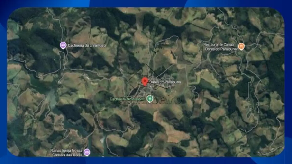 LOTE 119 - GLEBA DE TERRAS - Dores do Paraibuna, s/n, Santos Dumont/MG, com área de 308 hectares (~3.080.000m²)