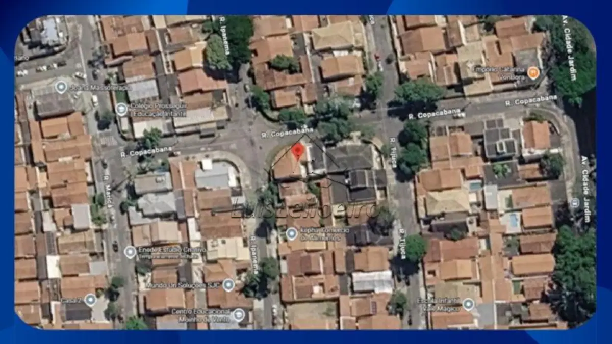 LOTE 022 - CASA - Situada na Rua Ipanema, nº 569, bairro Jardim Satélite, em São José dos Campos/SP, compreendendo uma área total de terreno de 335,00m².