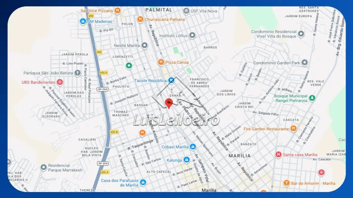 LOTE 021 - PRÉDIO COMERCIAL - Av. Castro Alves, 304, Centro, Marília/SP