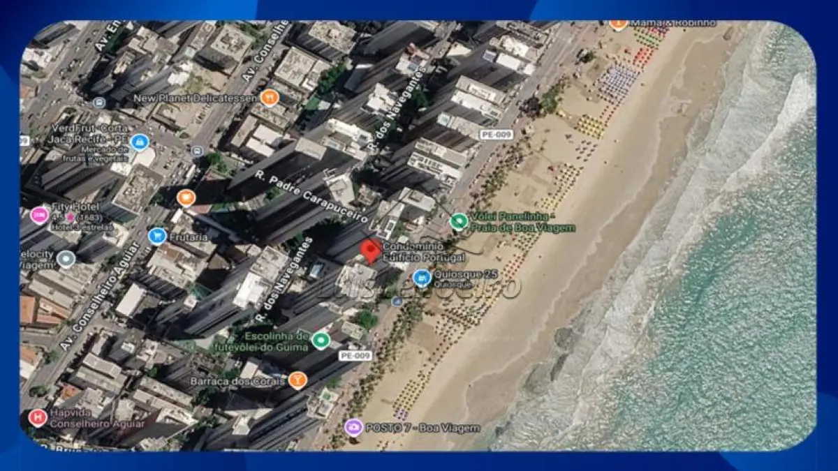 LOTE 001 - APARTAMENTO - Apartamento 802, Edifício Portugal, Avenida Boa Viagem, nº 3500, Boa Viagem, Recife/PE, com área útil de 203,15m² e 02 vagas de garagem.