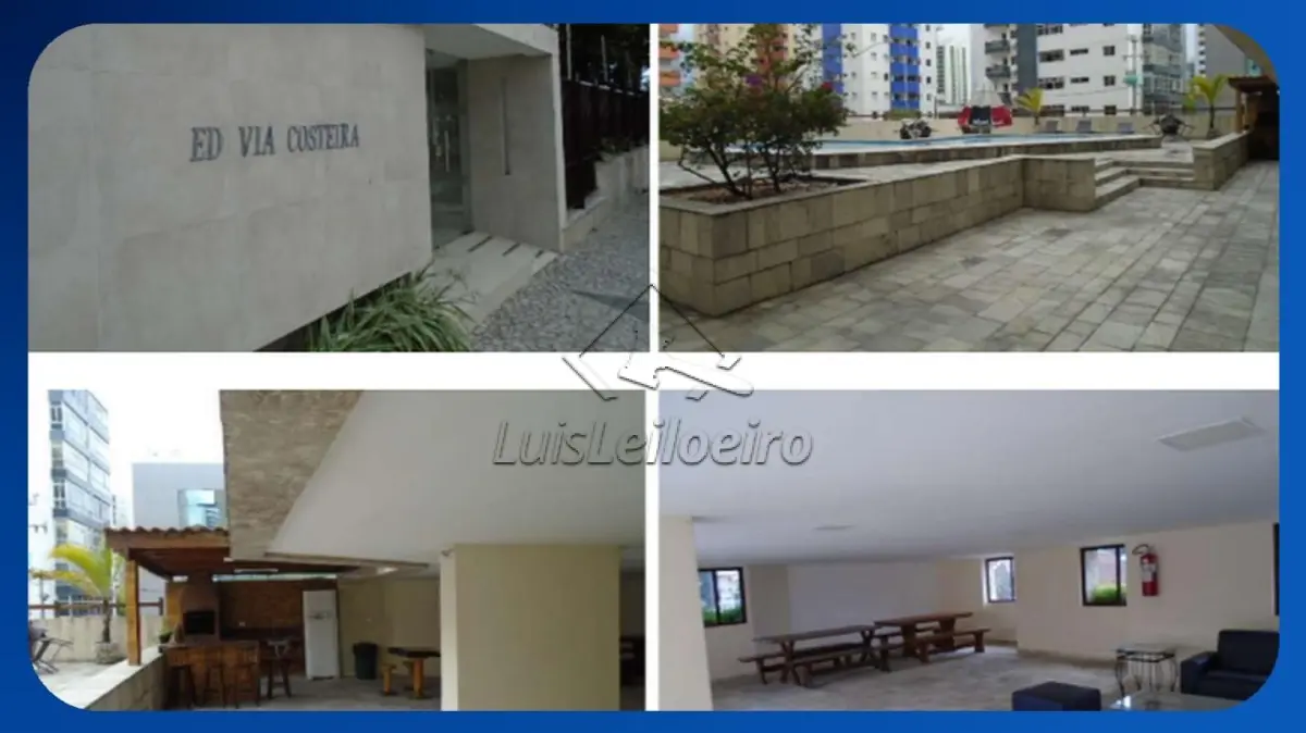 LOTE 020 - APARTAMENTO - Av. Bernardo Vieira de Melo, 3850, Edifício Via Costeira, Apto 1002, Piedade, Jaboatão dos Guararapes/PE, Área total de 588,42m² (Área útil: 414,41m²)