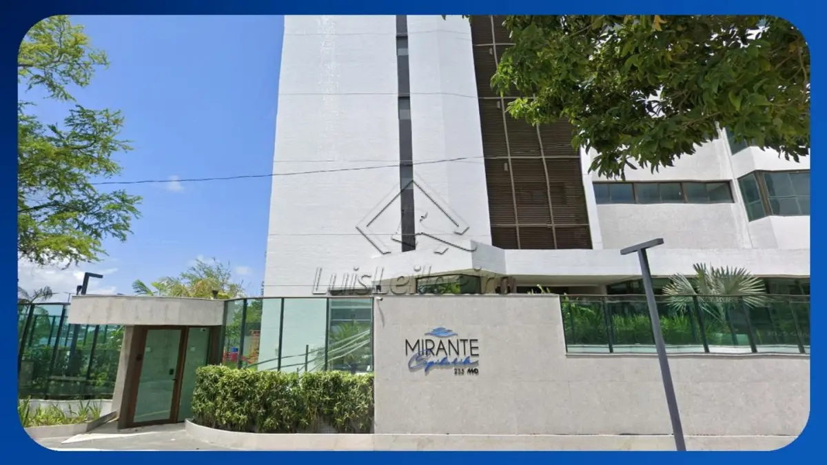LOTE 003 - APARTAMENTO - Nº 1001, 10º andar, Edifício Mirante do Capibaribe, Rua Cacilda Iolanda Porciúncula, 235, Pina, Recife/PE, com área de 268,75m²