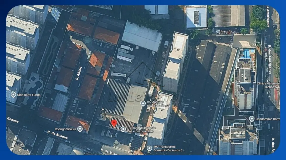 LOTE 006 - PRÉDIO COMERCIAL - Rua do Bosque, 838/862, Barra Funda, São Paulo/SP, Área construída de 2.171m² (Terreno: 4.092m²)