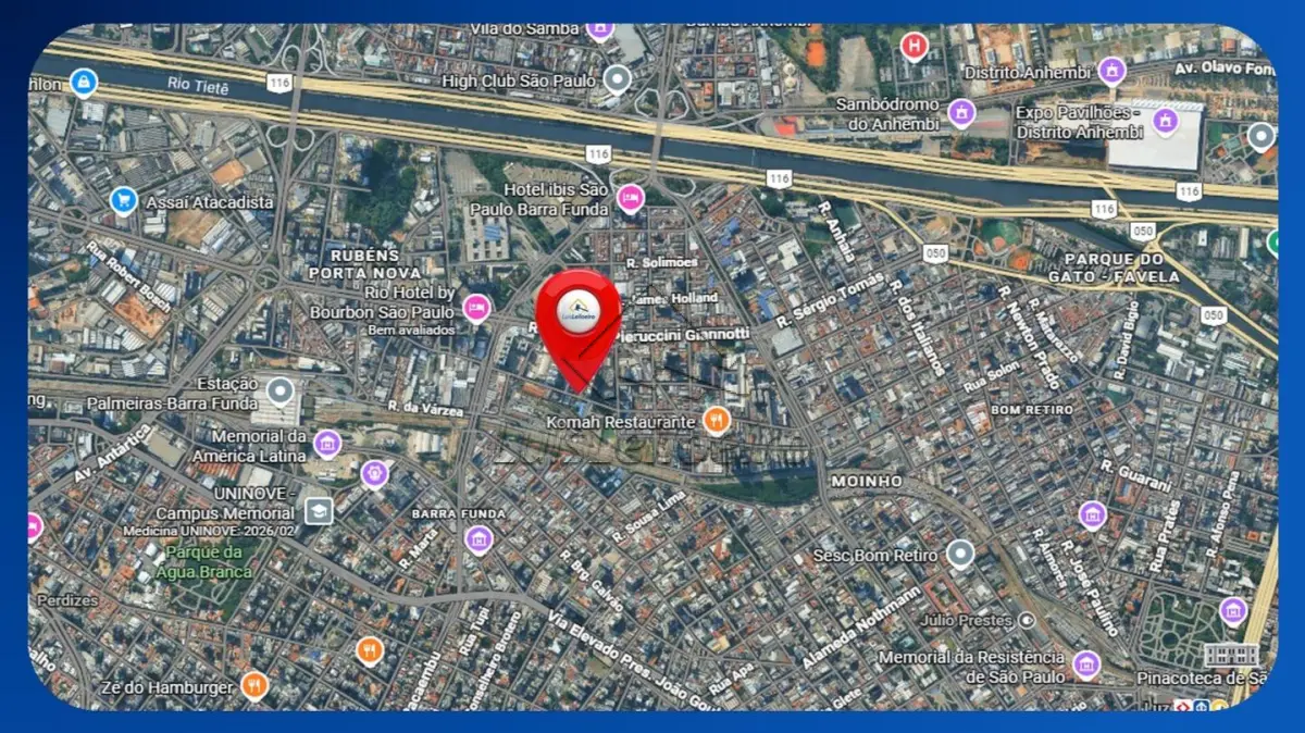 LOTE 006 - PRÉDIO COMERCIAL - Rua do Bosque, 838/862, Barra Funda, São Paulo/SP, Área construída de 2.171m² (Terreno: 4.092m²)
