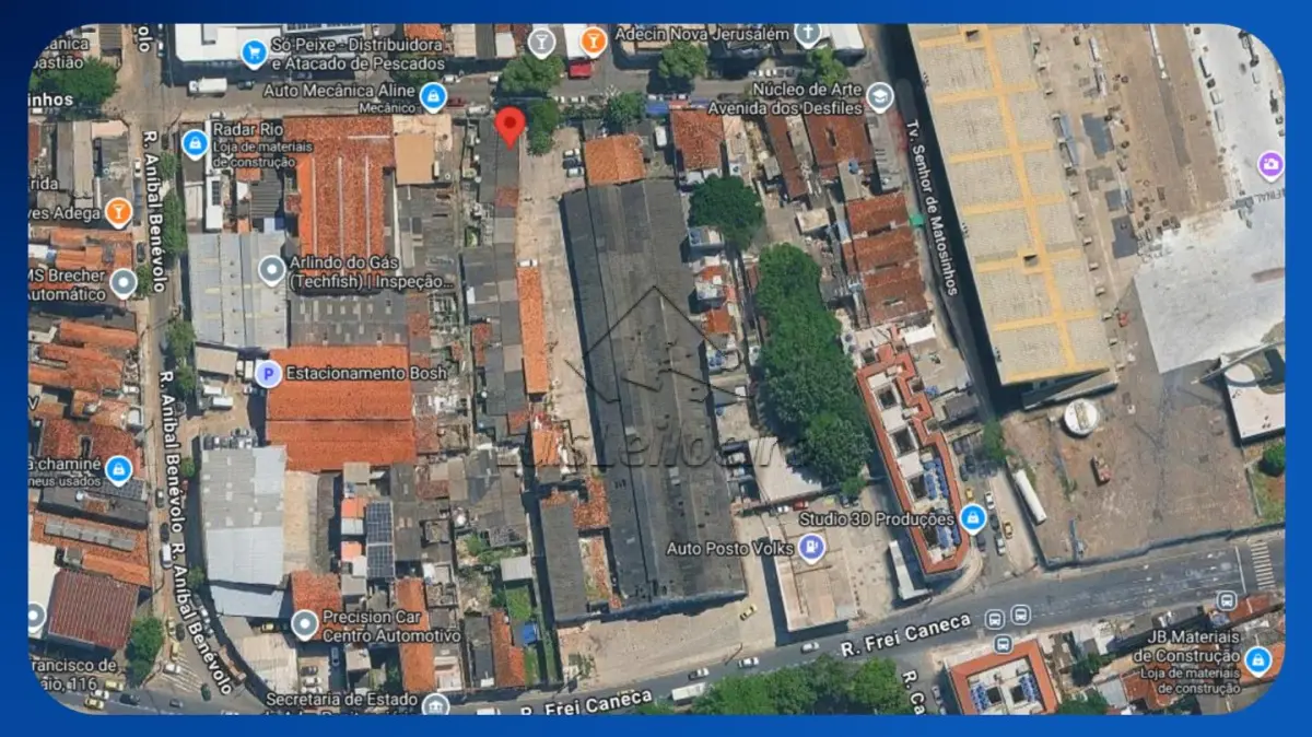 LOTE 007 - PRÉDIO COMERCIAL (GALPÃO) - Rua Frei Caneca, nº 328 (entrada pela Rua Senhor de Matosinhos, nº 117), Centro, Rio de Janeiro/RJ, com área de 4.740,00m²