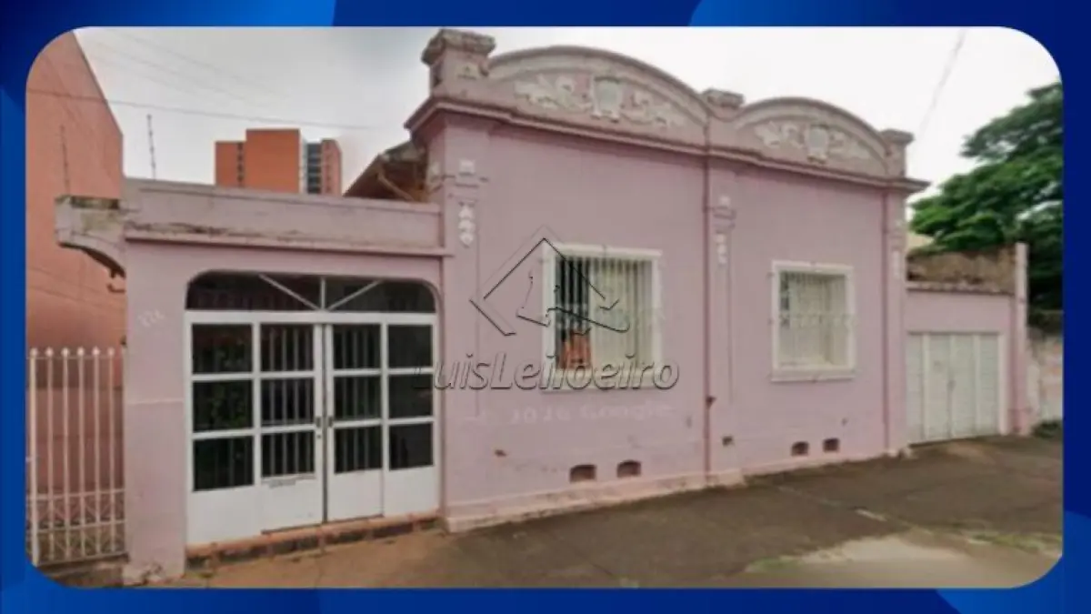 LOTE 109 - CASA (PENHORA DE 16,66%) - Rua Senador Pena, nº 276 (antigo 48), Centro, Uberaba/MG, Área de 507,50m²