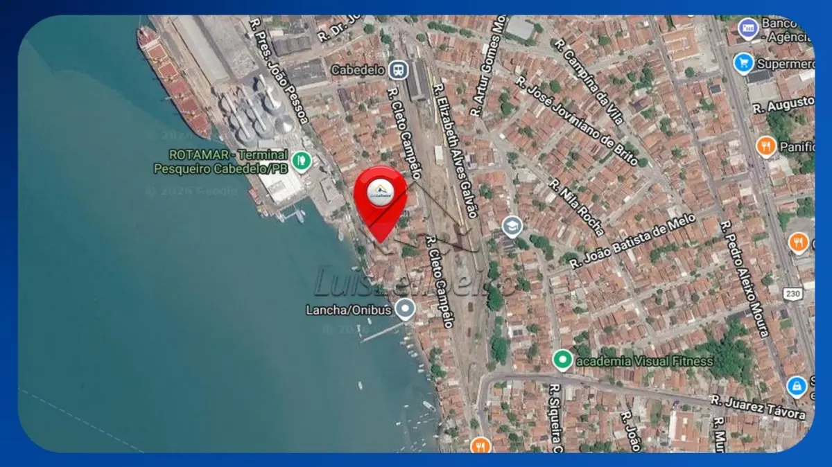 LOTE 016 - PRÉDIO COMERCIAL - Nº 137, Rua Pres. João Pessoa, Centro, Cabedelo/PB, com área de 363,29m²