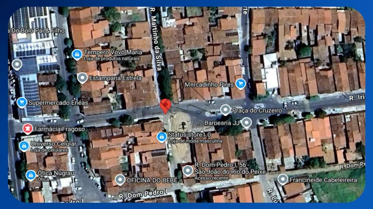 LOTE 030 - PRÉDIO COMERCIAL - Rua Irineia Dantas Rocha, s/n, Centro, Setor 01, Quadra 43, Lote 155, São João do Rio do Peixe/PB, com área de 294,52m²