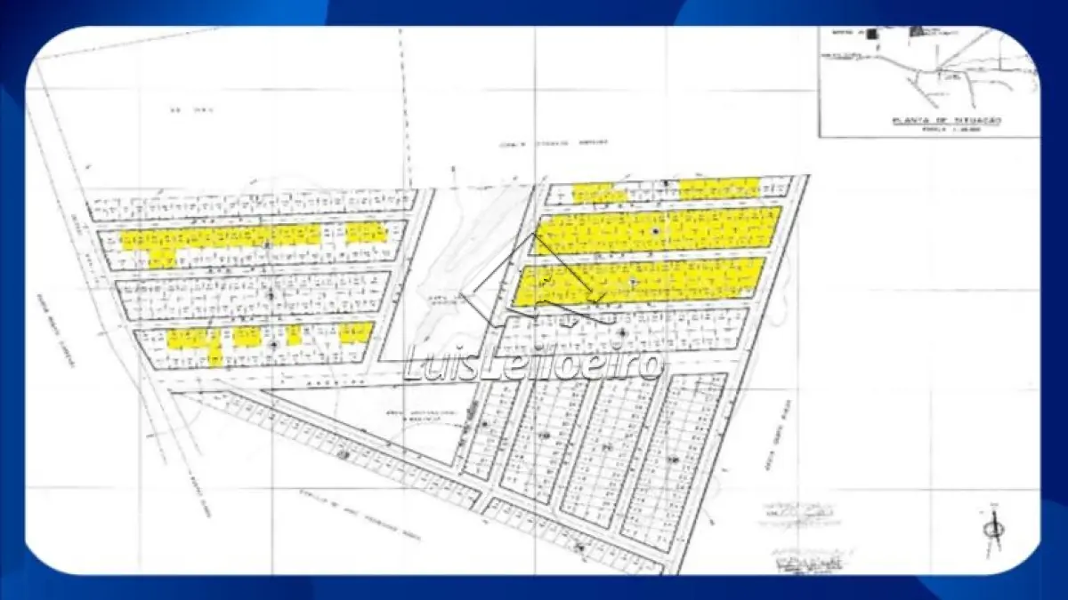 LOTE 069 - LOTES - 04 lotes de terrenos de nº 2 ao 5, da quadra nº 5, localizados na Rua F, s/nº, Loteamento Bairro Nova América, Montes Claros/MG, com área total de 200,00m² para cada lote.