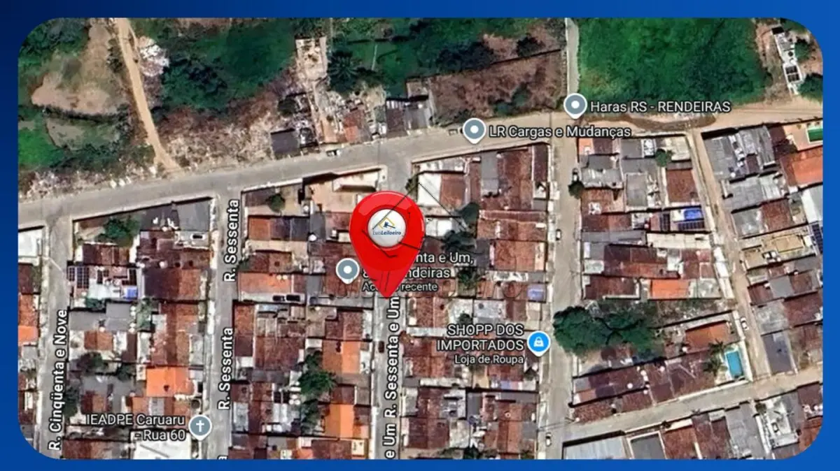 LOTE 016 - CASA - Rua Sessenta e Um, 86, Rendeiras, Caruaru/PE, com área de 186,00m²