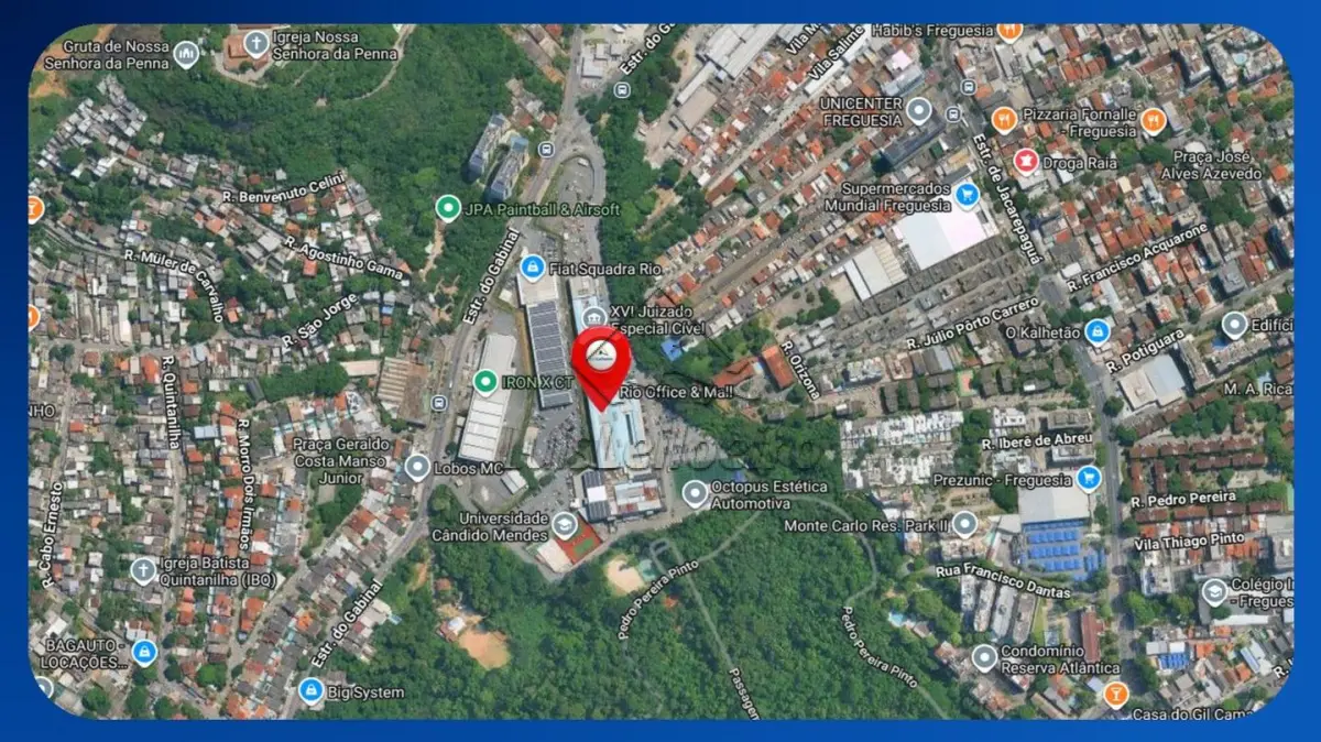 LOTE 052 - SALA COMERCIAL - Estrada do Gabinal, 313, Galeria A, Sala 204, Edifício Jacarepaguá Rioshopping (Rio Office Mall), Freguesia de Jacarepaguá, Rio de Janeiro/RJ, Área de 36m²