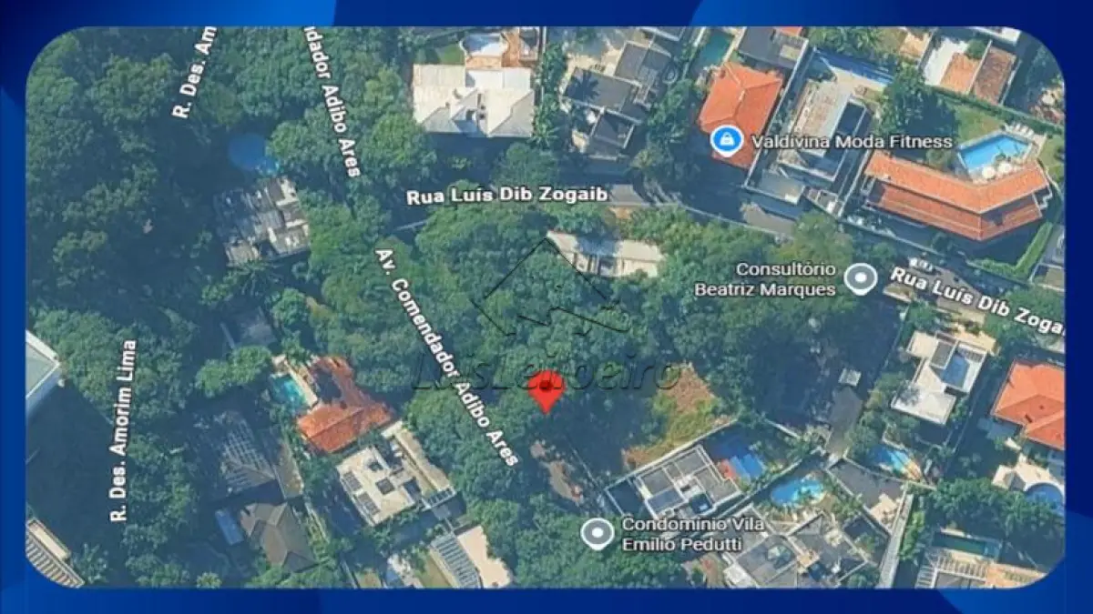 LOTE 026 - TERRENO - Avenida Comendador Adibo Ares, nº 984 (esquina com Rua Luís Dib Zogaib), Jardim Leonor, São Paulo/SP, Área de 2.113m²
