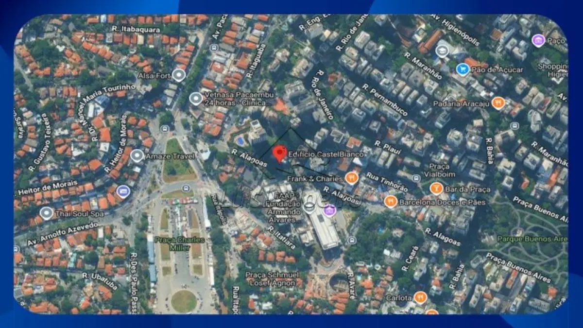 LOTE 082 - APARTAMENTO - 7º andar, Condomínio Edifício Castelbianco, Rua Alagoas, 1.020, Consolação, São Paulo/SP, com área de 383,42m²
