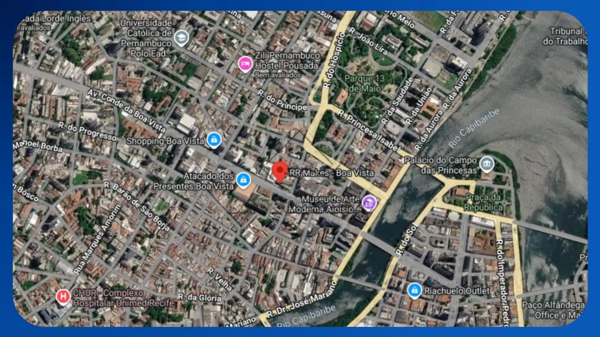 LOTE 007 - PRÉDIO COMERCIAL (PENHORA DE 25%) - Rua do Hospício, nº 332, Recife/PE, com área construída de 2.600,42m² e área do terreno de 2.463,88m²