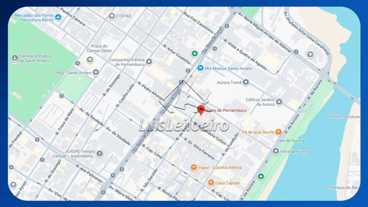 LOTE 002 - PRÉDIO COMERCIAL - Praça da Independência, nº 36 e 40, Santo Antônio, Recife/PE