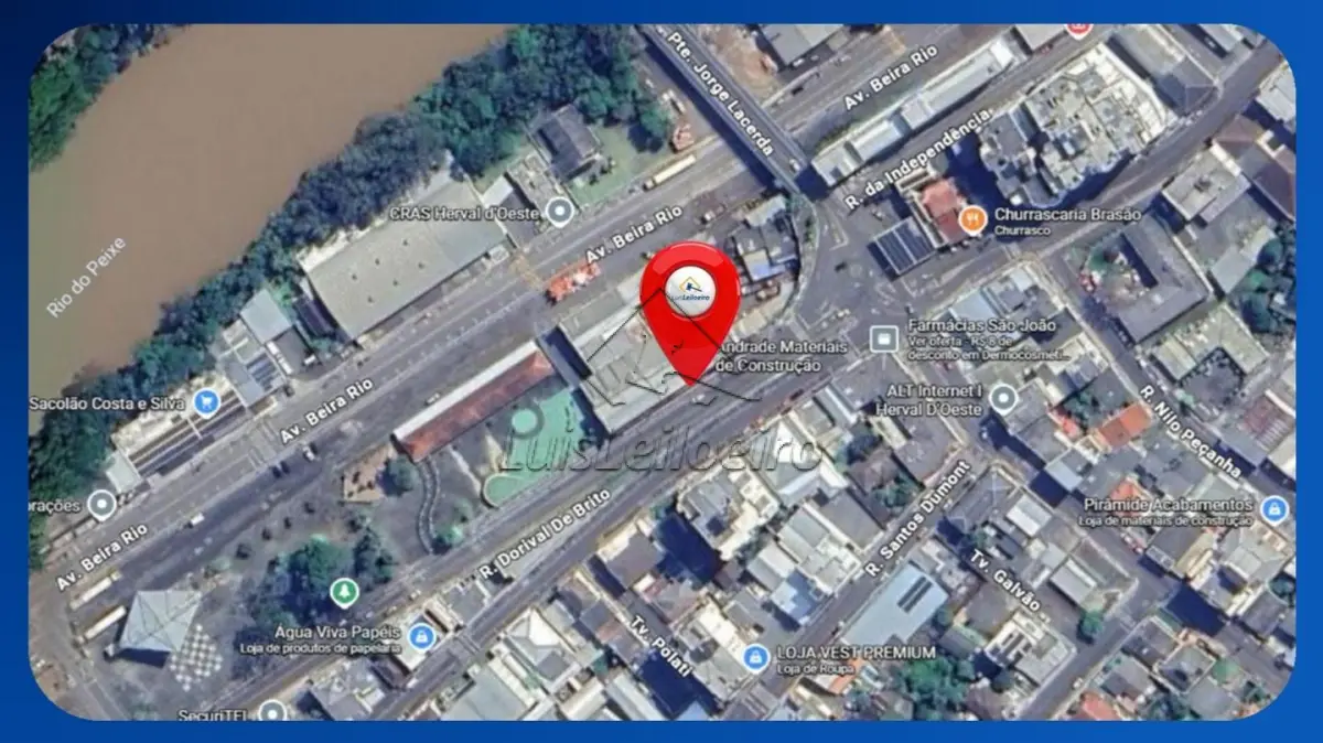 LOTE 056 - PRÉDIO COMERCIAL - KM 762+762+693, Linha Itararé-Uruguai TRF-507, Herval D'Oeste/SC, Área de 3.804,00m²