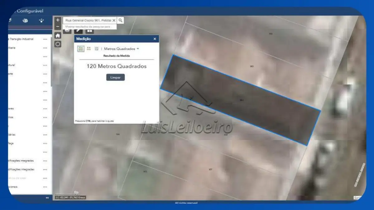 LOTE 088 - PRÉDIO COMERCIAL - Rua General Osório, 961, Pelotas/RS, Área de 120,00m²