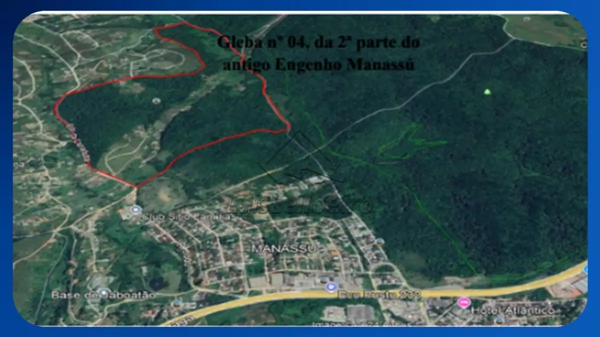 LOTE 003 - GALPÃO INDUSTRIAL - Gleba nº 04, da 2ª parte do antigo Engenho Manassú, BR-232, Km 19, Manassú, Jaboatão dos Guararapes/PE, Área de 617.200,00m²