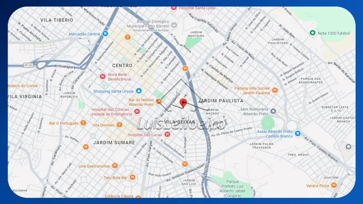 LOTE 003 - PRÉDIO COMERCIAL - Nºs 261, 263 e 267, Rua Vicente de Carvalho, Vila Seixas, Ribeirão Preto/SP, Área de 176,00m²