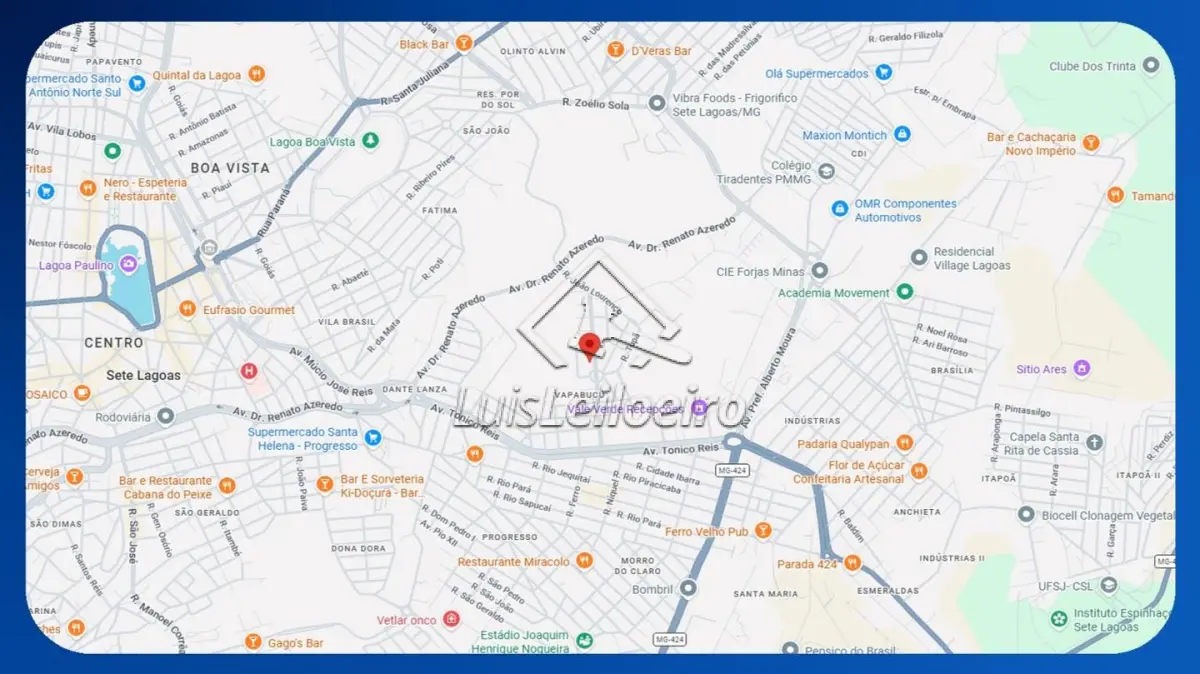 LOTE 045 - CASA - Lote 18, Quadra 40, Av. Francisco Antônio Mendonça Chaves, 493, Vapabuçu, Sete Lagoas/MG, penhora sobre 50% do bem, Área de 600,00m²