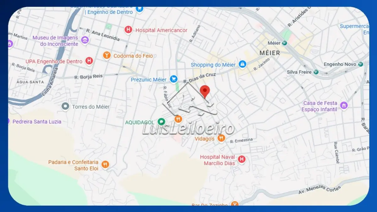 LOTE 036 - PRÉDIO COMERCIAL - Rua Vilela Tavares, 103, Méier, Rio de Janeiro/RJ, Área de 238,00m²