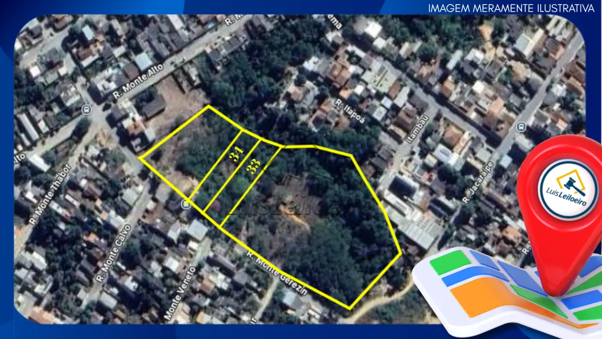 LOTE 002 - Lote nº 34, Quadra 37, Bairro Vila dos Montes