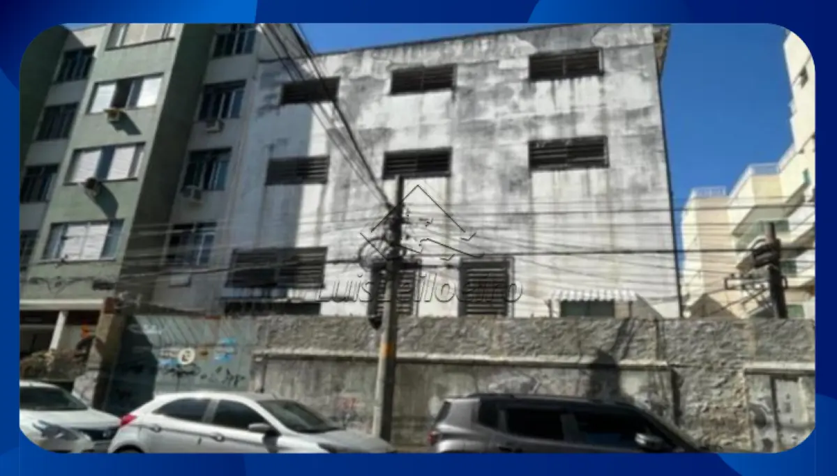 LOTE 156 - PRÉDIO COMERCIAL/INDUSTRIAL - Área total aproximada de 1.078,77m², 3 pavimentos, Rua Senador Furtado, nº 58, Rio de Janeiro/RJ