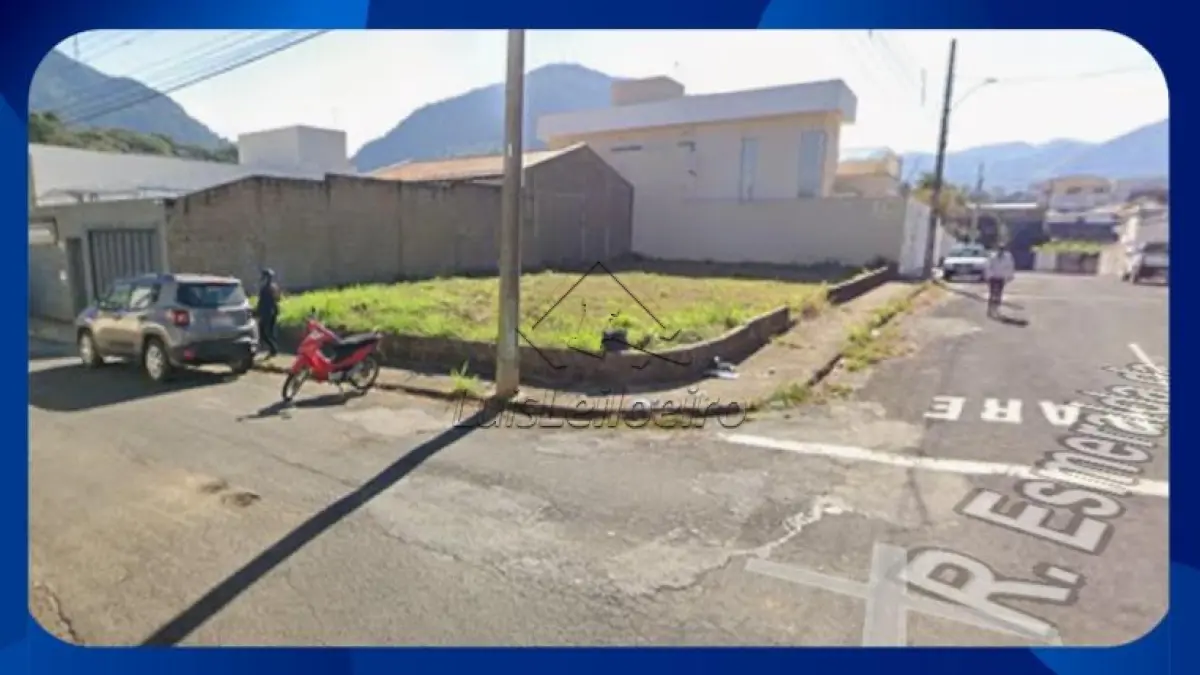 LOTE 059 - LOTE - Área de 341,90m², Rua Prof. Esmeralda da Silva Atanazio, esquina com a Rua Neuza Maria Gomes, Loteamento Jardim Satélite, Quadra D, Lote 13, Andradas/MG