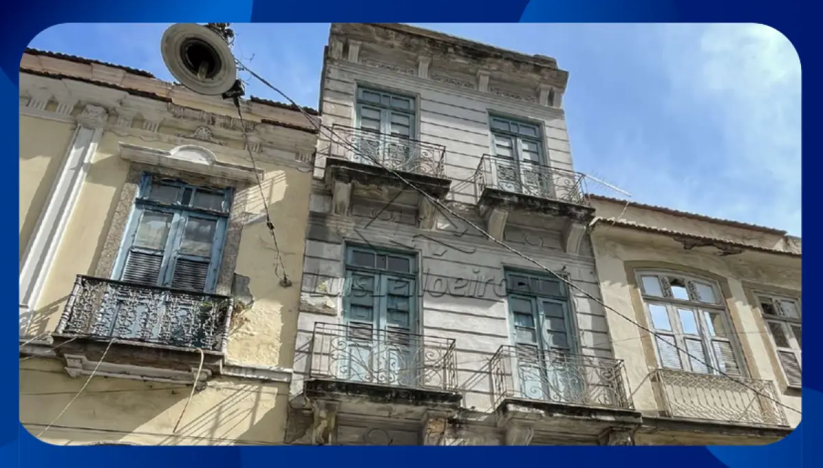 LOTE 064 - PRÉDIO RESIDENCIAL E COMERCIAL - Prédio residencial e comercial localizado na Rua dos Andradas, nº 141, Rio de Janeiro/RJ, possuindo 3 pavimentos, com área total construída de 264,00m².