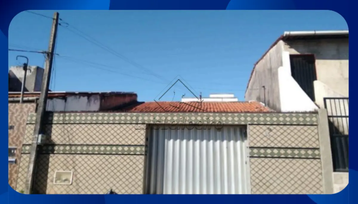 LOTE 193 - CASA - Rua 106, nº 49, Quadra 08, Conjunto Tupã Mirim II, Itaperi, Fortaleza/CE, Área de 140m² de terreno e 46,75m² de área construída