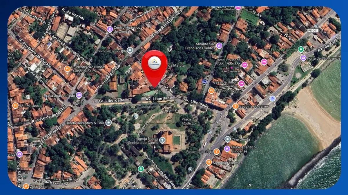 LOTE 035 - PRÉDIO COMERCIAL - Rua do Bonfim, nº 47, Carmo, Olinda/PE, com área de 304,27m²