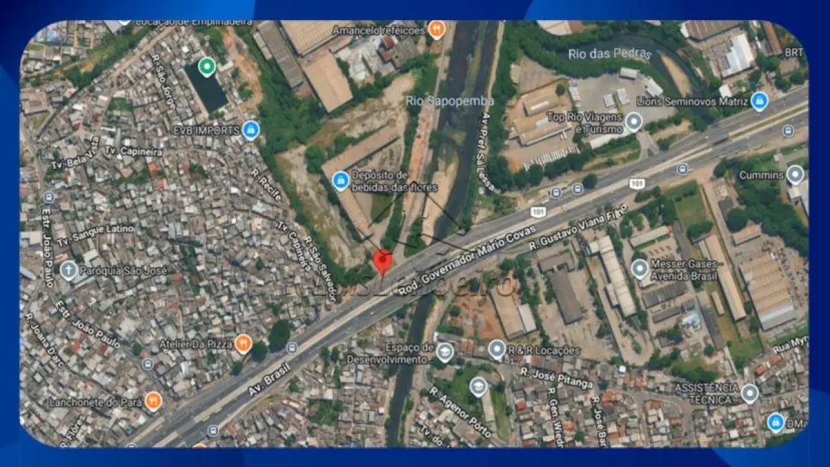 LOTE 076 - GALPÃO - Av. Brasil, nº 21000, Barros Filho, Rio de Janeiro/RJ